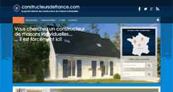 Desktop Screenshot of constructeursdefrance.com